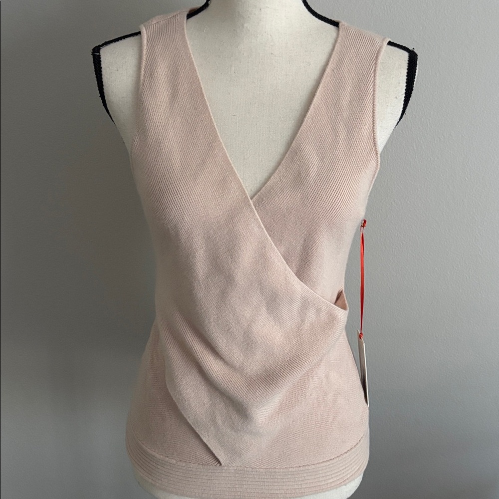 NWT Ramy Brook “Sabrina” Cross Front Sweater, Medium